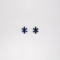 Moissanite Oval Sapphire Earrings
