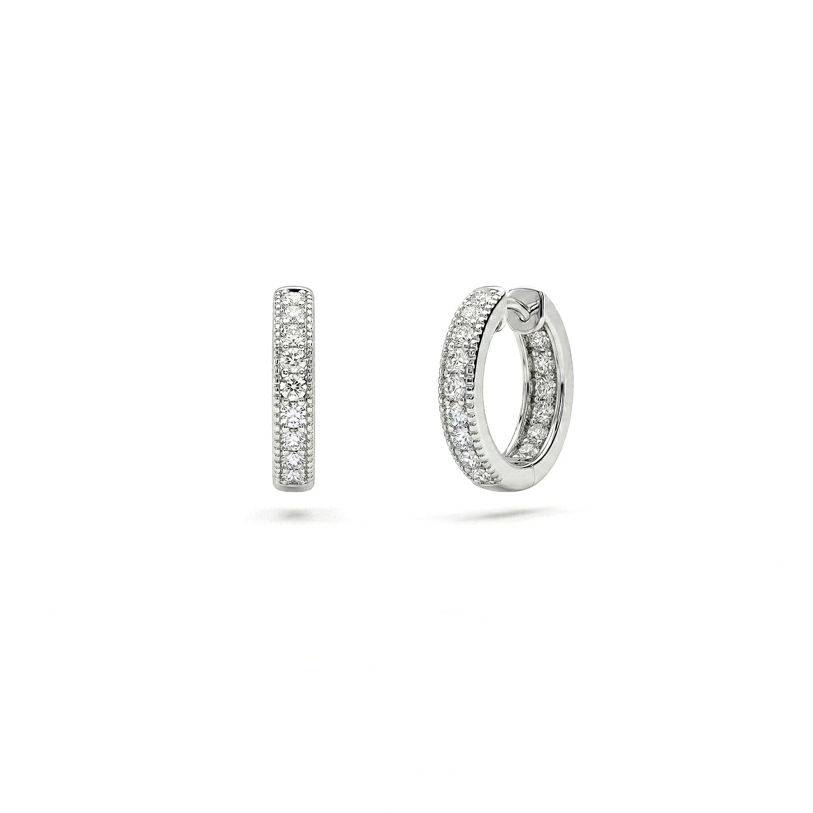 Moissanite Hoops