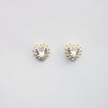 Heart Moissanite Earrings
