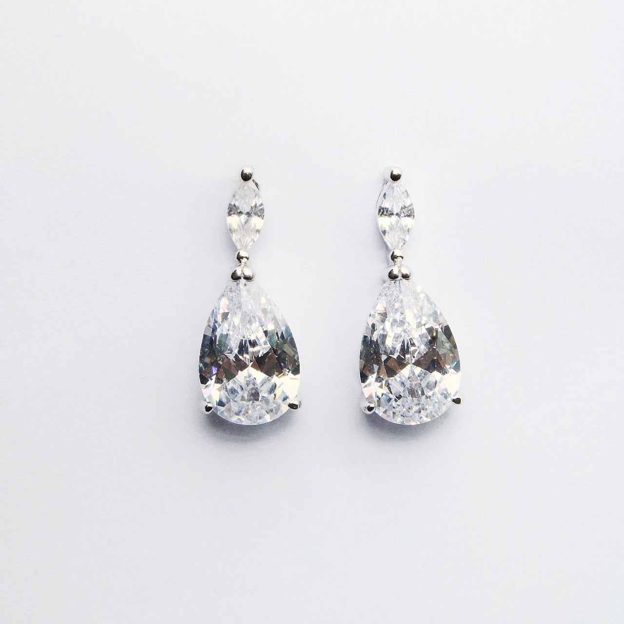 Marquise & Pear Drop Earrings