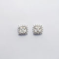 Moisannite Square Earrings