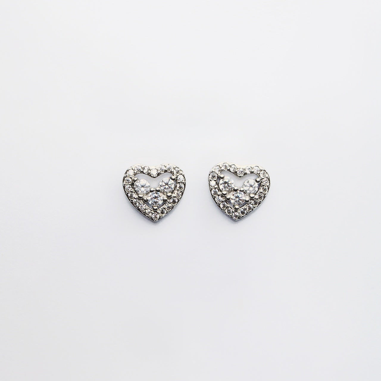 Tre Heart Earrings