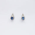 Blue Sapphire Earrings