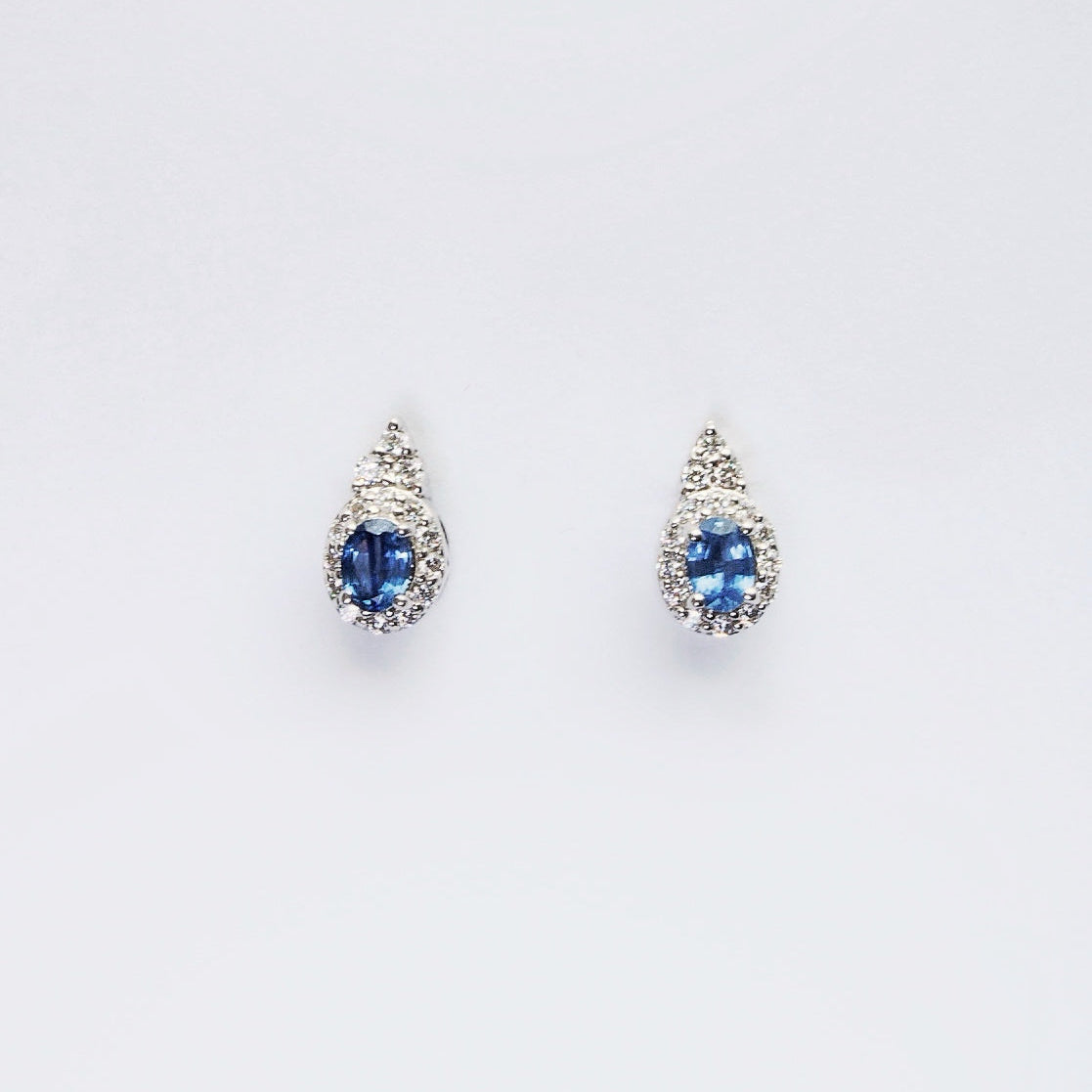 Blue Sapphire Earrings