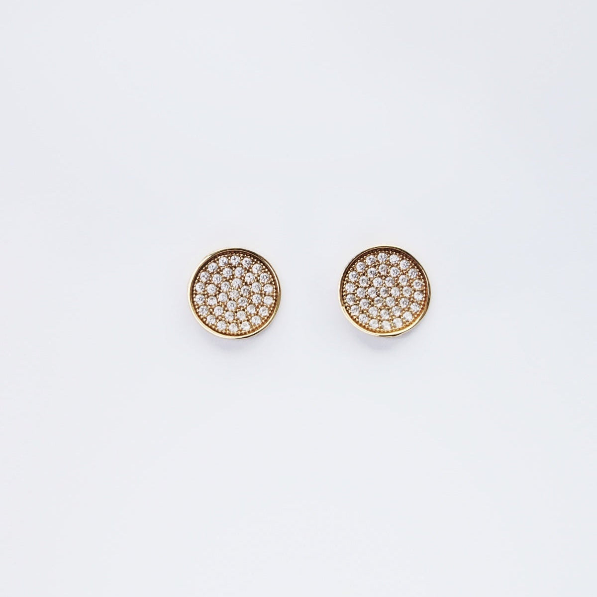 Round Gold Earrings