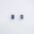 Rectangle Iolitas Earrings