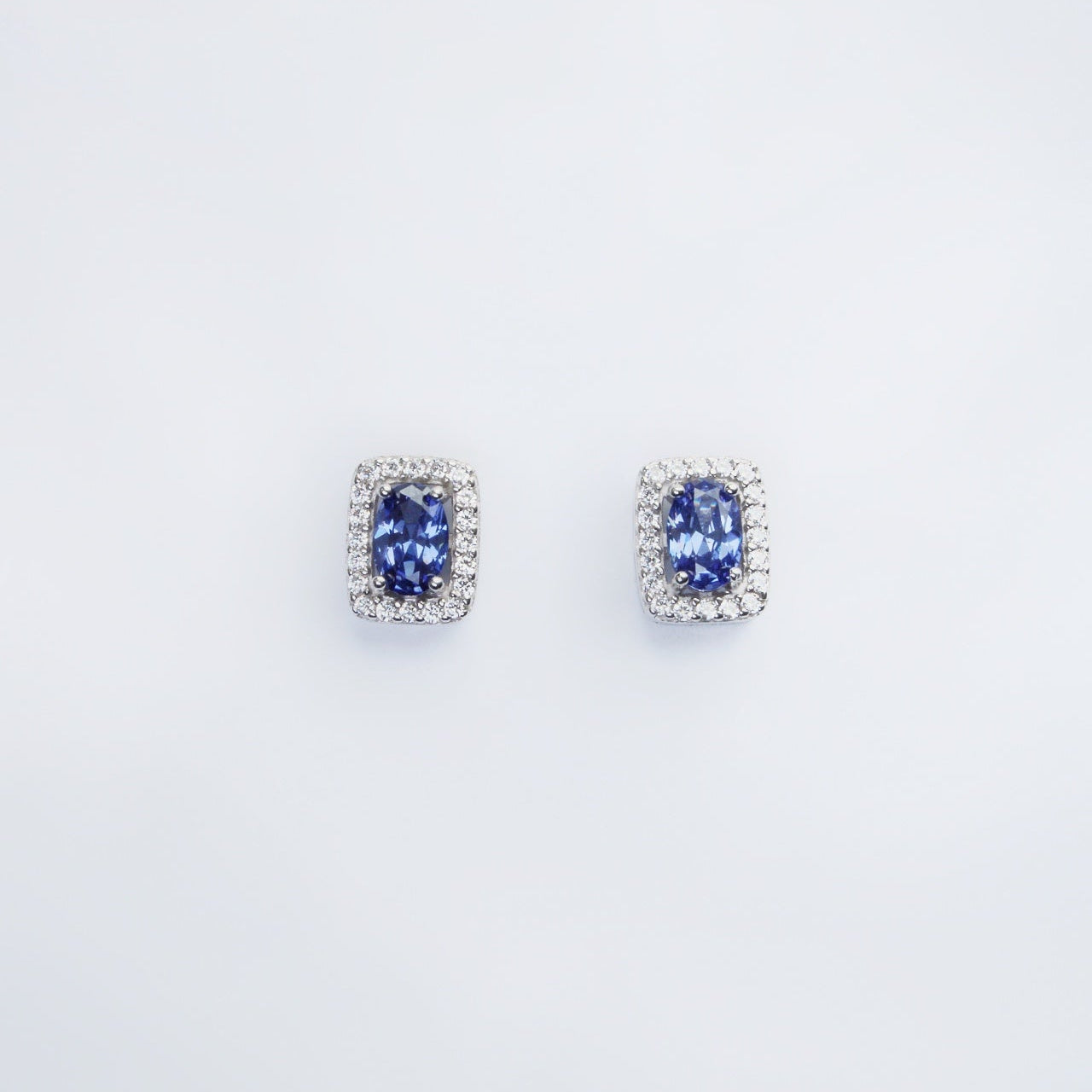 Rectangle Iolitas Earrings