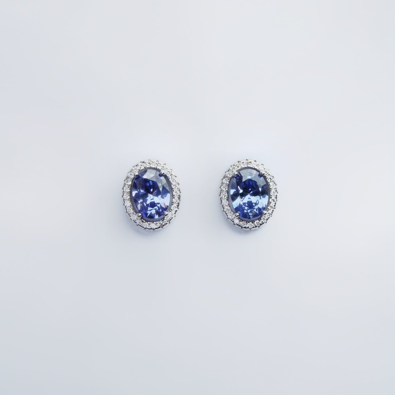 Diana Oval Iolita Earrings