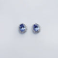 Lady Di Blue Earrings