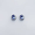 Oval Iolita Earrings