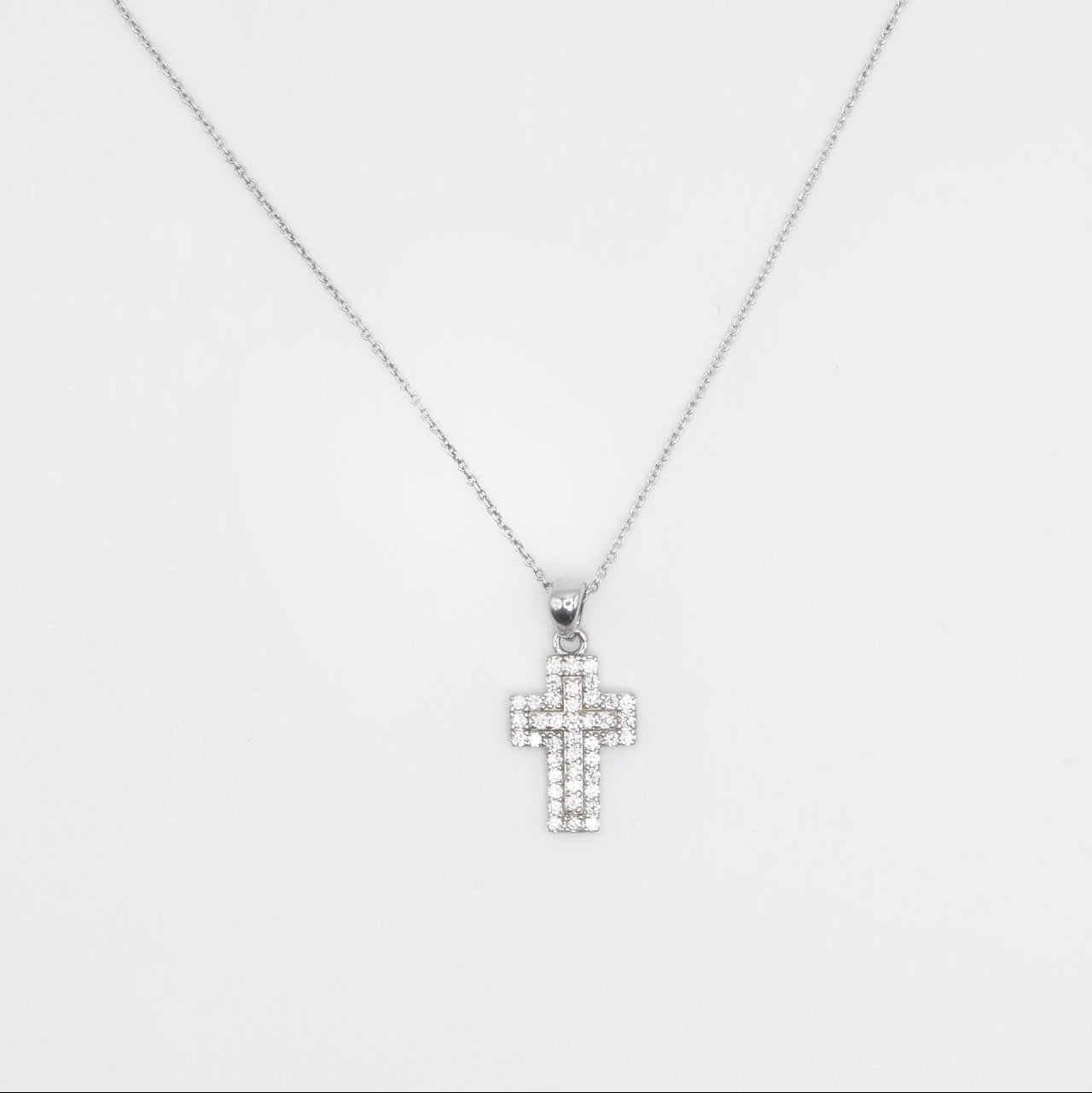 Moissanite Cross