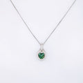 Heart Topaz Necklace