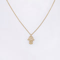 Diamond Hand Necklace