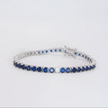 Blue with Topaz Tennis Bracelet