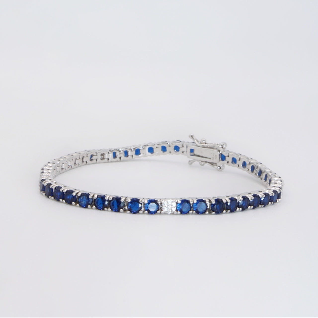 Blue with Topaz Tennis Bracelet