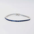 Blue Tennis Bracelet