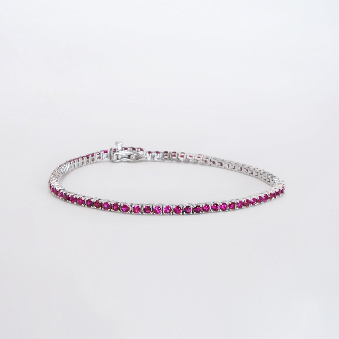 Pink Tennis Bracelet