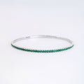 Green Bangle Bracelet