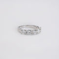 Half Band Moissanite Ring