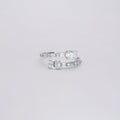 Double Moissanite Ring