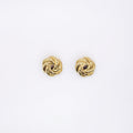 Gold Croissant Earrings