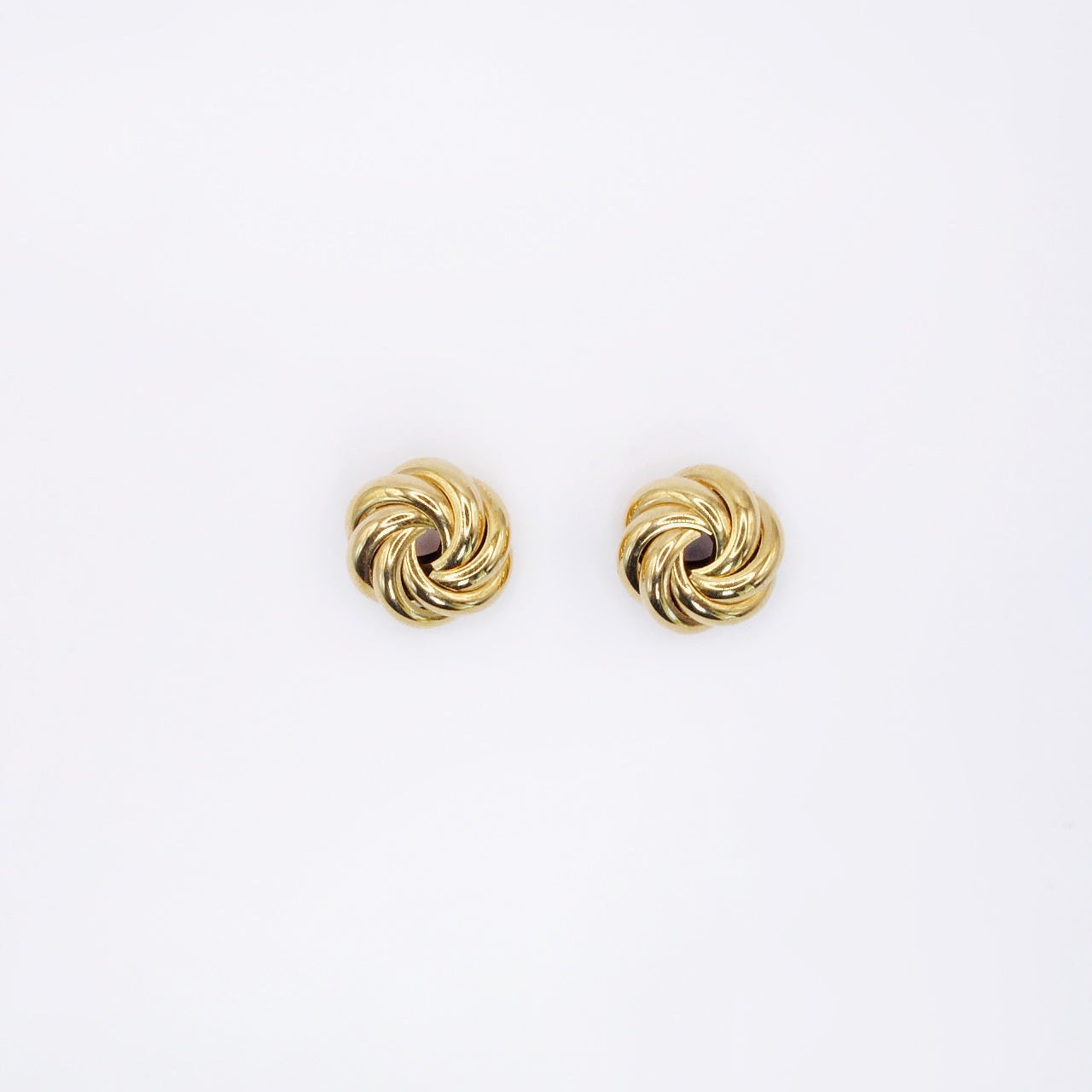 Gold Croissant Earrings