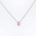 Pink Oval Necklace