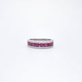 Natural Ruby Eternity Band