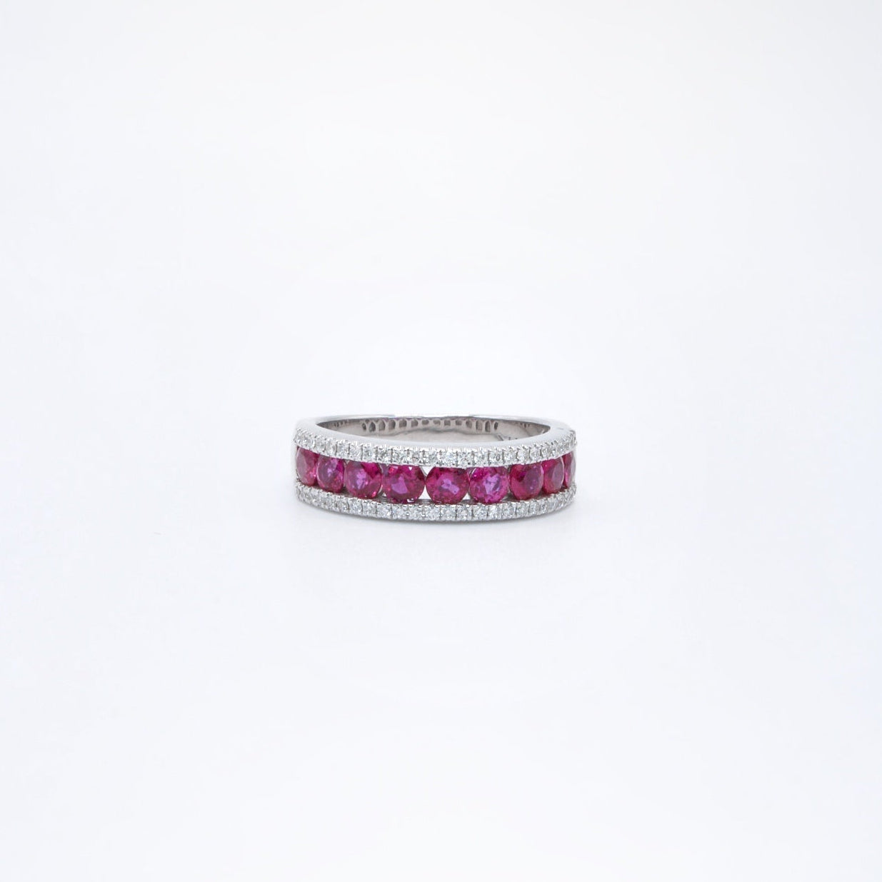 Natural Ruby Eternity Band