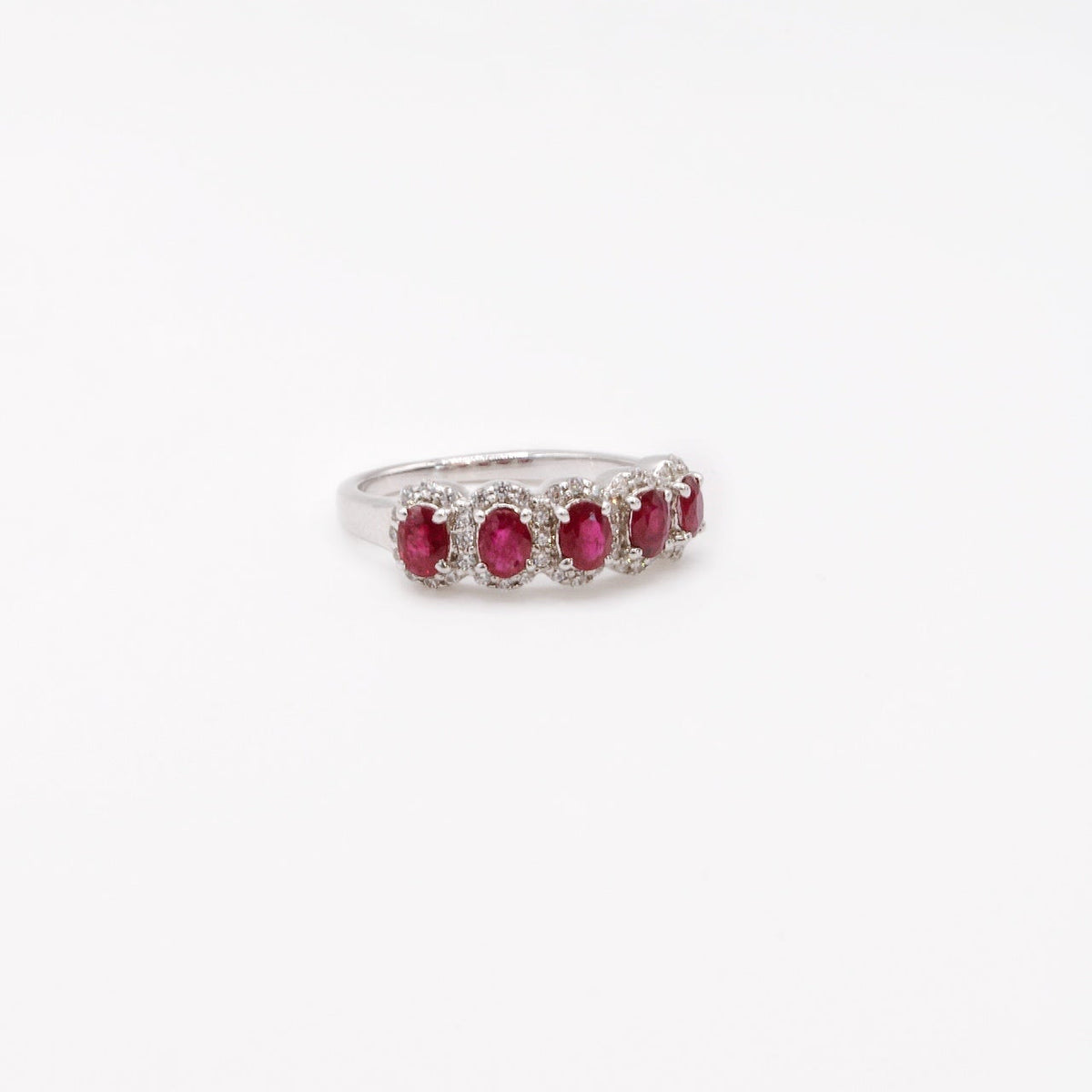 Natural Ruby Lady Di Ring