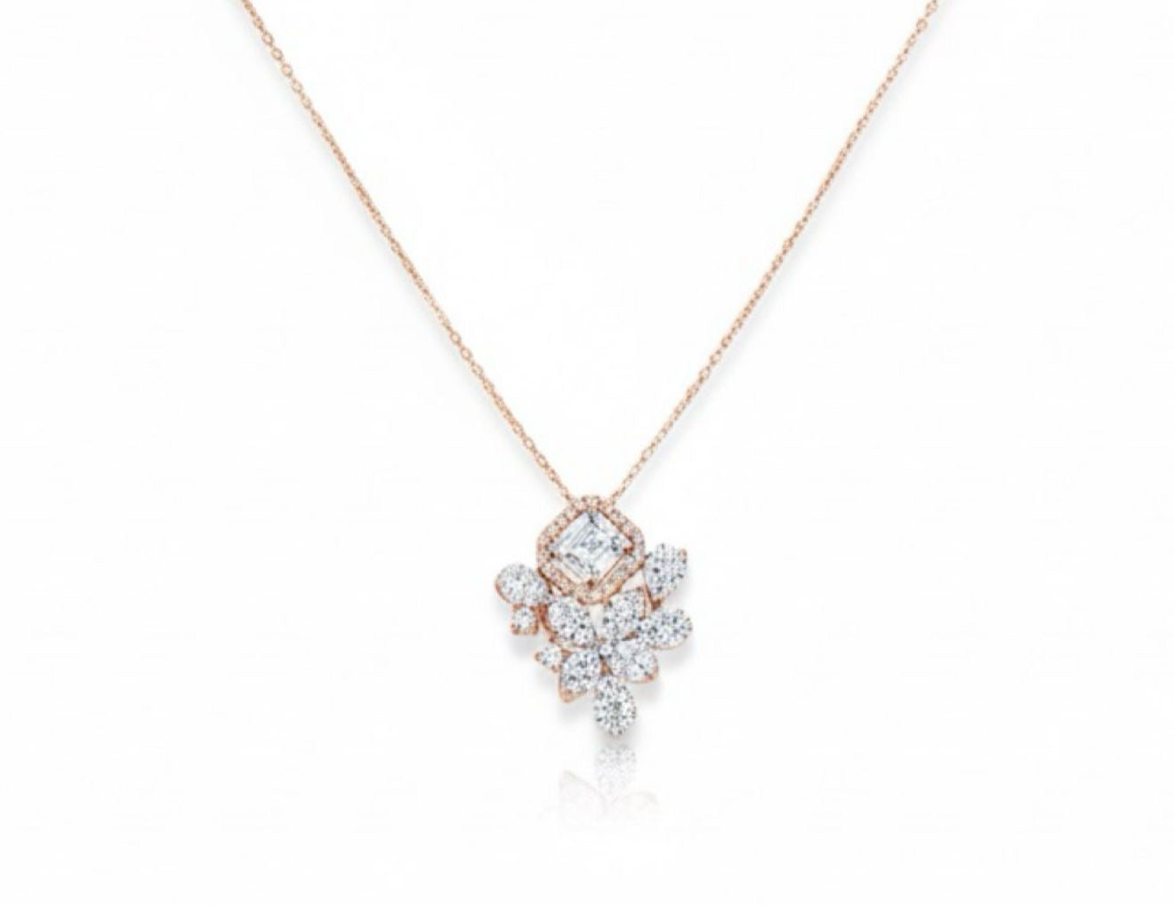 Flower Baguette Chain